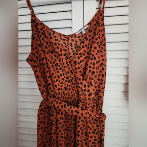 Animal Print Jumpsuit